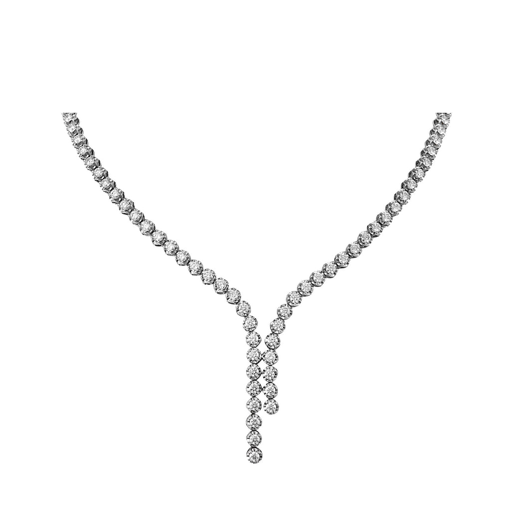 Angelic White Gold Diamond Necklace