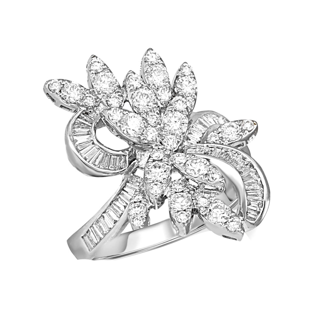 Dusk White Gold Diamond Ring
